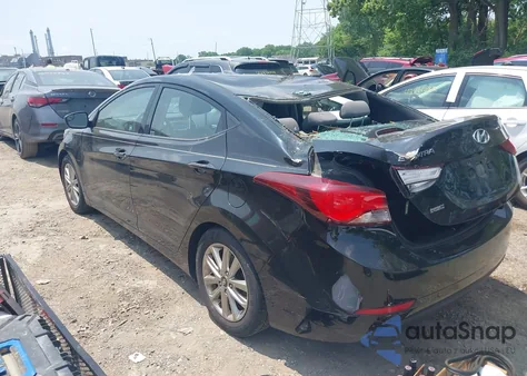 2016 Hyundai Elantra Se from USA, damaged, VIN KMHDH4AE5GU546335